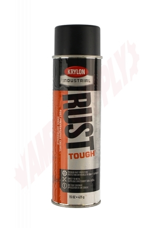 KP-R00779 KRYLON INDUSTRIAL RUST TOUGH SEMI-GLOSS BLACK 20OZ